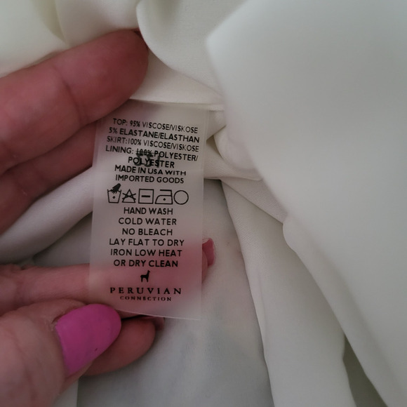 Peruvian Connection Tahitian Flowers Maxi Dress Small Green Floral Tropical NEW - Picture 15 of 16